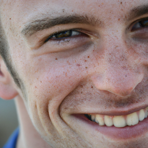 Guy with freckles - skin spots deciphered